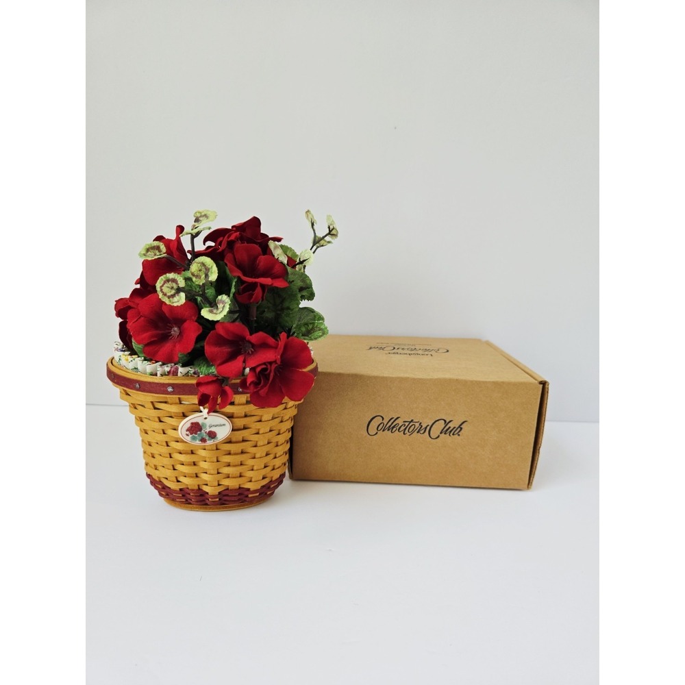 Longaberger Basket‎ May Series flower Geranium